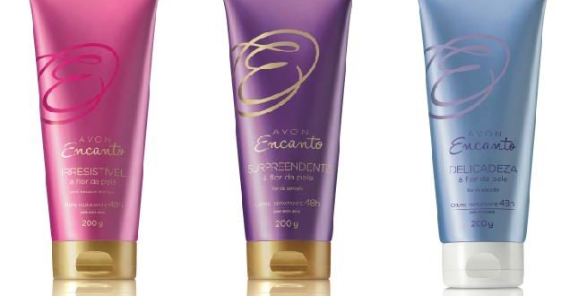 Avon apresenta novos cremes hidratantes para o corpo da marca Encanto