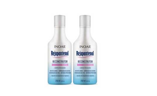Inoar lança shampoo e condicionador da linha Rejupantenol em embalagem de 250ml para Perfumarias