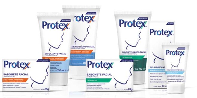 Protex lança linha de cuidados essenciais para o rosto com sabonetes, esfoliante e gel hidratante faciais