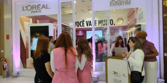 L’Oréal Paris inaugura pop-up store inédita para lançamento de Solar Expertise Efeito Make-Up em São Paulo